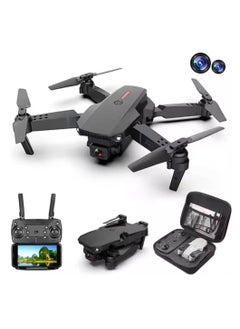 ELTRAZONE E88 Drone 4K with High Definition Camera – WiFi Foldable Drone, 2.4G 6-Axis RC, Altitude Hold – Black, Perfect for Aerial Photography & Easy Flying – UAE Delivery  - Image 4