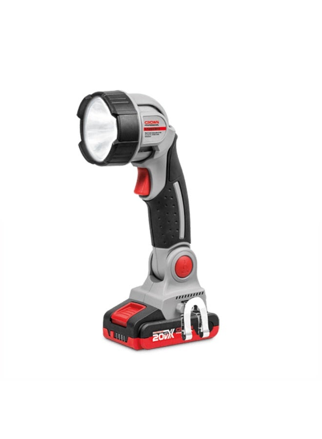 Crown CT26008HX-2S  LED flood light 20 volt 2 amp with one battery and charger - Image 4