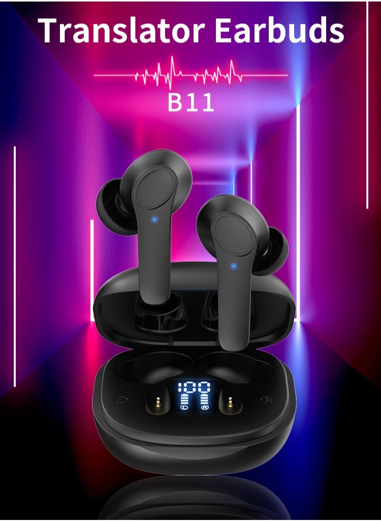 Furtey - Smart Voice Bluetooth Translation Headset 144 Language Translator Wireless Text Conversation Translation Headset - Image 1