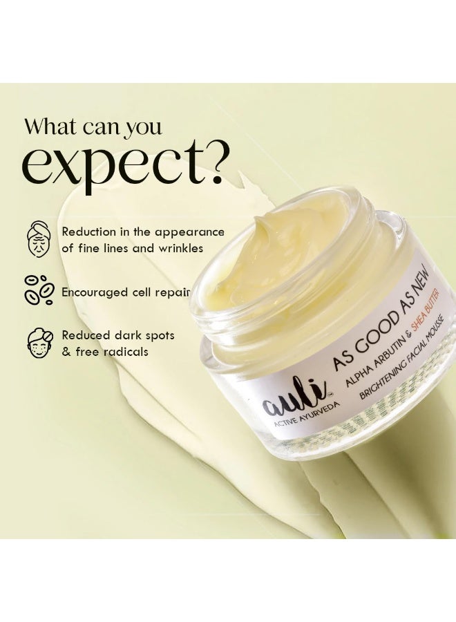 AULI LIFESTYLE Auli Night Cream For Normal to Dry Skin Types | Alpha Arbutin, Almond Oil and Shea Butter | Anti Aging Face Cream to Reduce Lines & Wrinkles | As Good As New - 60GM - Image 4