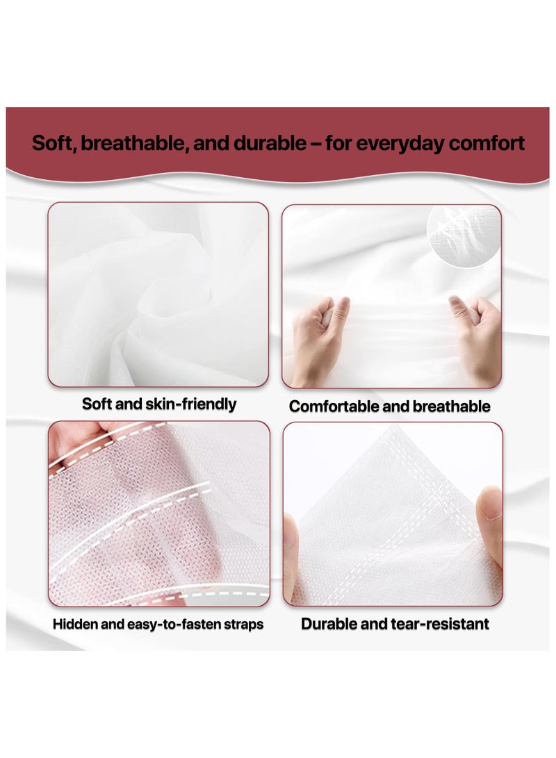 4 Pack Disposable Bed Sheets for Travel, Portable Disposable Bedding Set with Bed Sheet*1/Quilt Cover*1/Pillowcases*2 Disposable Bed Sheets King Size for Travel Business Trip Camping Hotel.  - Image 4