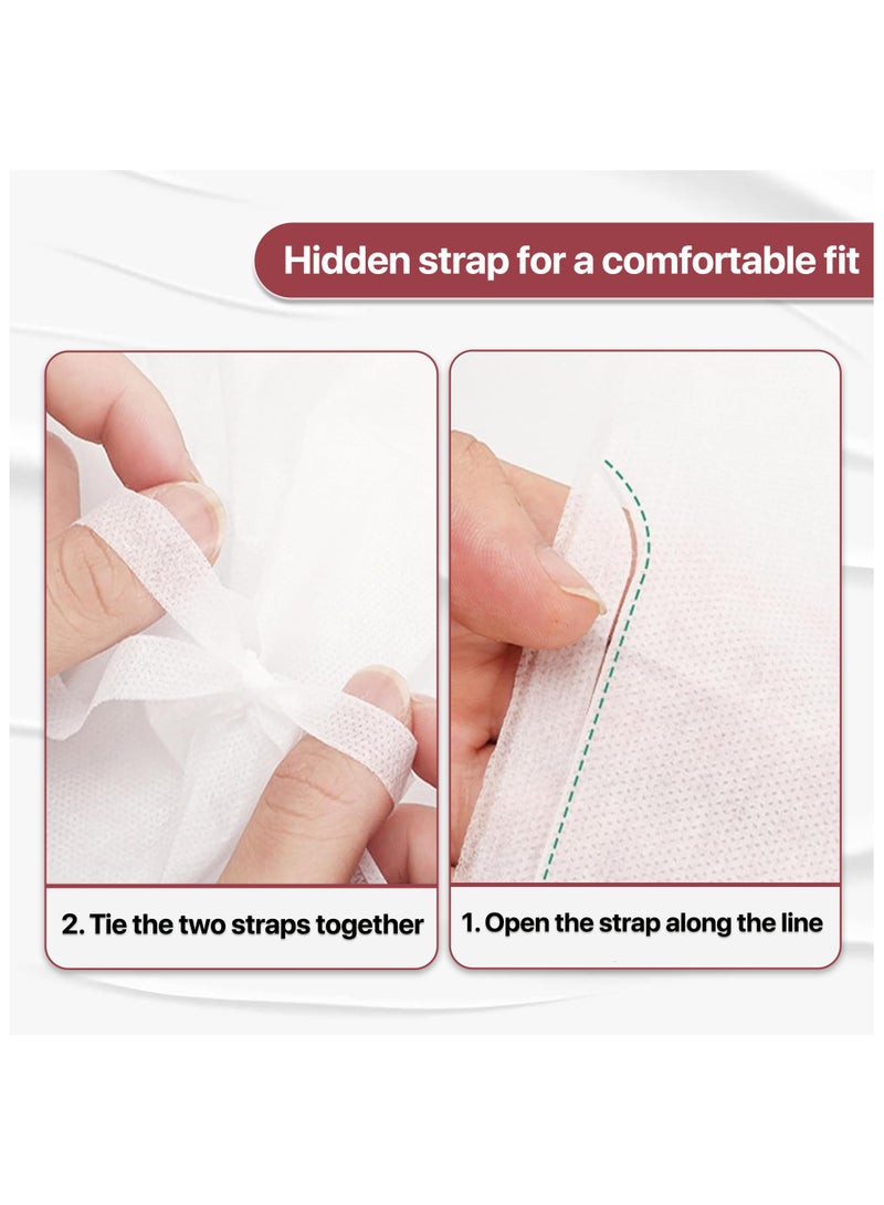 4 Pack Disposable Bed Sheets for Travel, Portable Disposable Bedding Set with Bed Sheet*1/Quilt Cover*1/Pillowcases*2 Disposable Bed Sheets King Size for Travel Business Trip Camping Hotel.  - Image 5