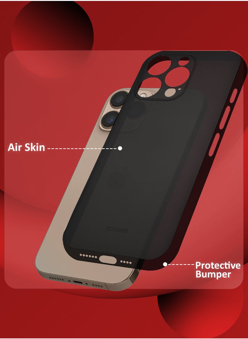 KZDOO ( for iPhone 16 Pro ) 2 Pack, Case Cover and Screen Protector Air Skin Series Back Cover Sturdy Durable Thin Case Drop Protection Cover  - Image 2