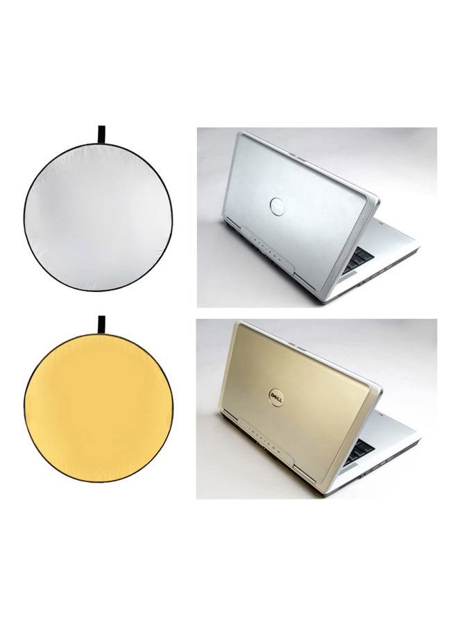 MDRTIRIM - 2 in 1 Lighting Reflectors Round Folding Portable 12" 30cm for Photography Reflector Portrait Still Life Fill Light - Image 1