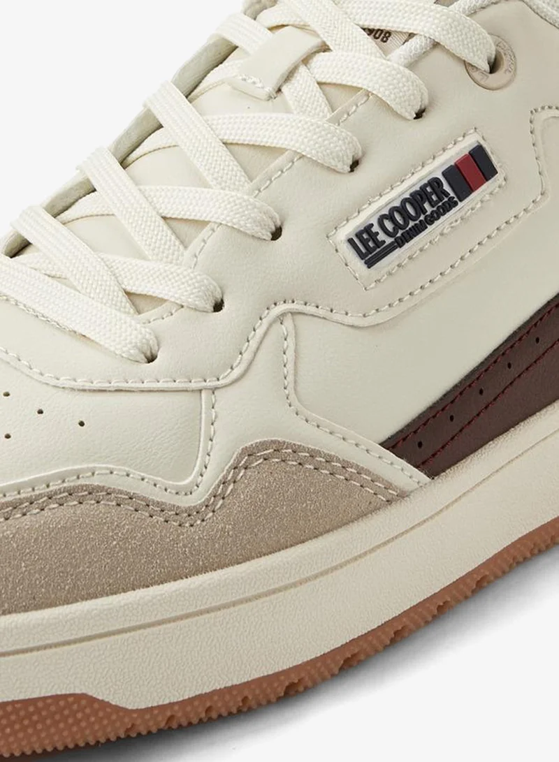 Lee Cooper BEIGE Men Lace-Up Sneakers for Men | Best Price UAE