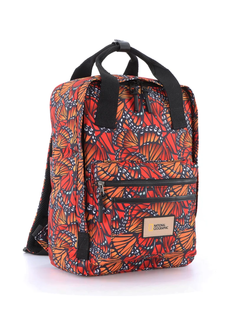 NATIONAL GEOGRAPHIC National Geographic LEGEND Small Backpack Monarch For Men And Women, Durable Water Resistant Padded Laptop Casual Monarch Butterfly Daypack, Bag For School College Office Leisure Outdoor Travel