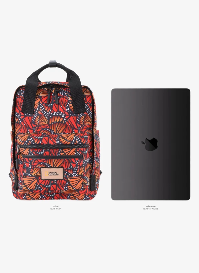 National Geographic 15 Ltr Small National Geographic LEGEND Small Backpack Monarch For Men And Women, Durable Water Resistant Padded Laptop Casual Monarch Butterfly Daypack, Bag For School College Office Leisure Outdoor Travel  | Best Price UAE