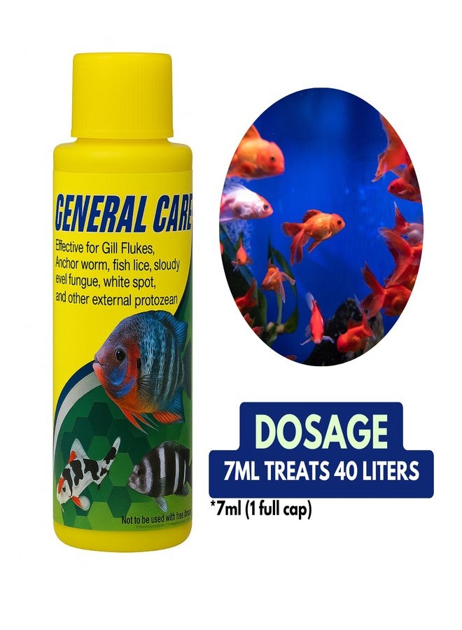 Star Farms دواء العناية العامة لأسماك الزينة (عبوة من قطعتين، سعة 120 مل) لعلاج ديدان الخياشيم، وديدان المرساة، وقمل الأسماك - Image 4