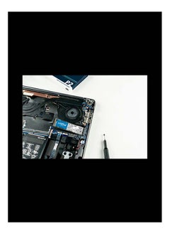 ماركة غير محددة قرص SSD P2 3D NAND NVMe PCIe M.2 بسعة 1 تيرابايت، سرعة قراءة تصل إلى 2400 ميجابايت في الثانية، أسود، CT1000P2SSD8  - Image 3