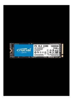 ماركة غير محددة قرص SSD P2 3D NAND NVMe PCIe M.2 بسعة 1 تيرابايت، سرعة قراءة تصل إلى 2400 ميجابايت في الثانية، أسود، CT1000P2SSD8  - Image 2