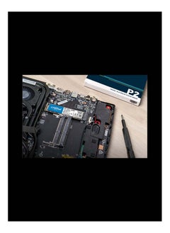 ماركة غير محددة قرص SSD P2 3D NAND NVMe PCIe M.2 بسعة 1 تيرابايت، سرعة قراءة تصل إلى 2400 ميجابايت في الثانية، أسود، CT1000P2SSD8  - Image 4