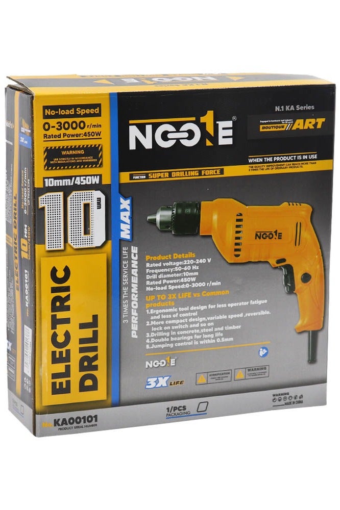 Noo1E Electric Drill 10mm 450 Watts - Image 3