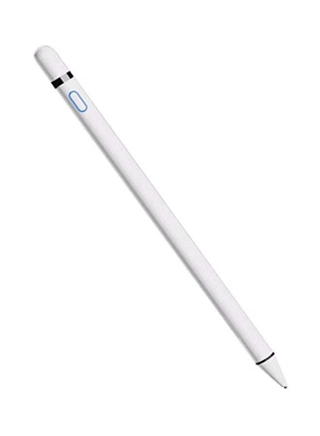 JAJEEK Fine Point Active Stylus Digital Pen – High-Precision Touchscreen Pen for Smooth Writing and Drawing, Ultra-Fine Tip, Rechargeable, Lightweight and Ergonomic Design, Compatible with iOS and Android Devices – White - Image 1