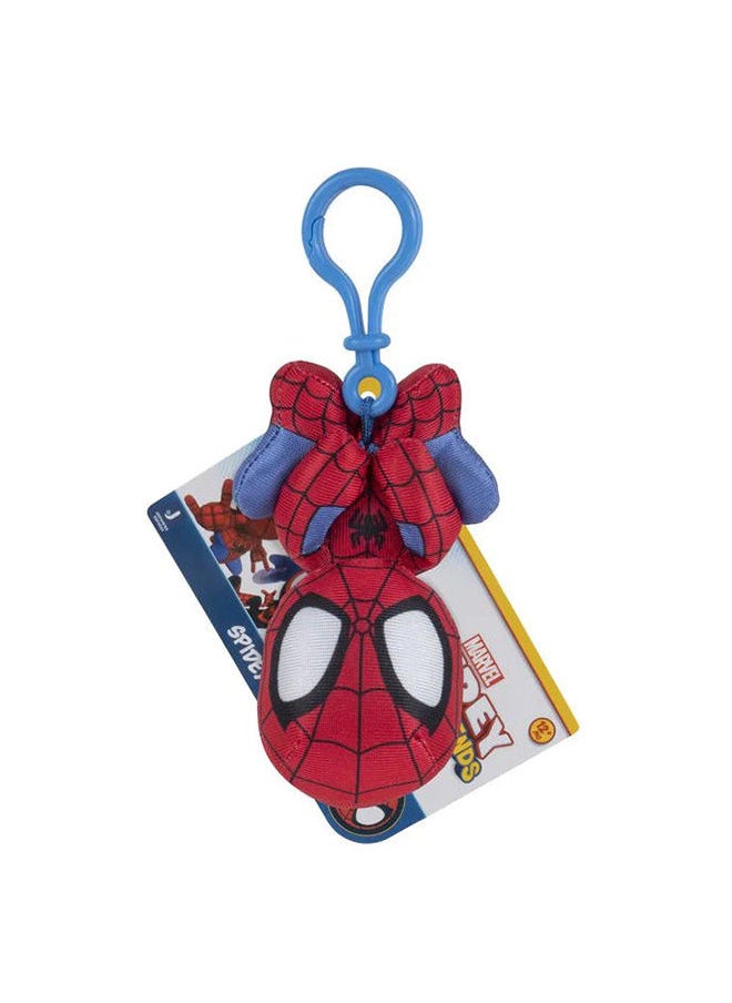 MARVEL - Spidey N Friends Plush Clips 3-Inches - Miles Morales - Image 1