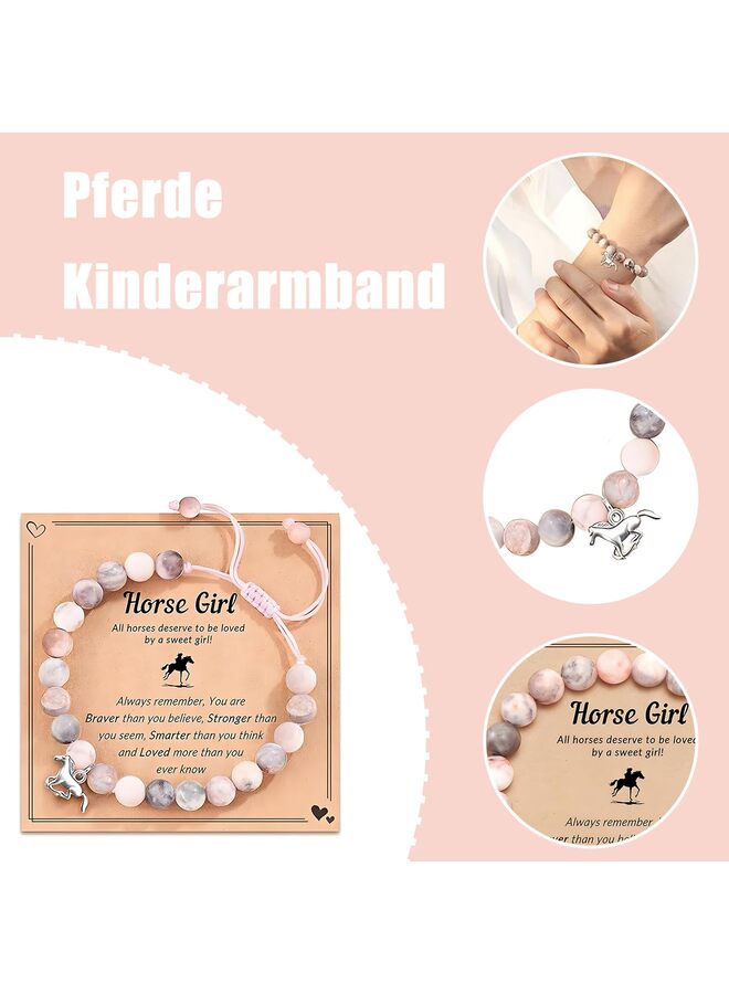 LAMAY Horse Charm Bracelet for Girls - Horse Loving Daughter, Granddaughter, Niece - Birthday & - Image 2