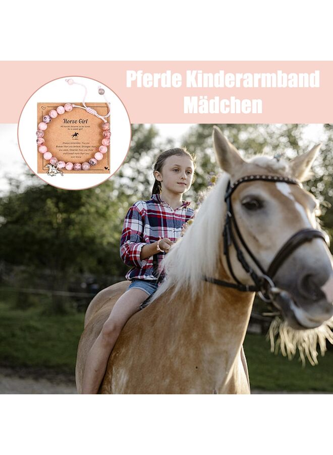 LAMAY Horse Charm Bracelet for Girls - Horse Loving Daughter, Granddaughter, Niece - Birthday & - Image 3