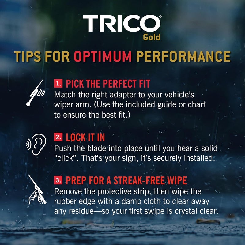 Trico Flex Beam Wiper Blade 24" - Advanced All-Weather Performance - Image 5