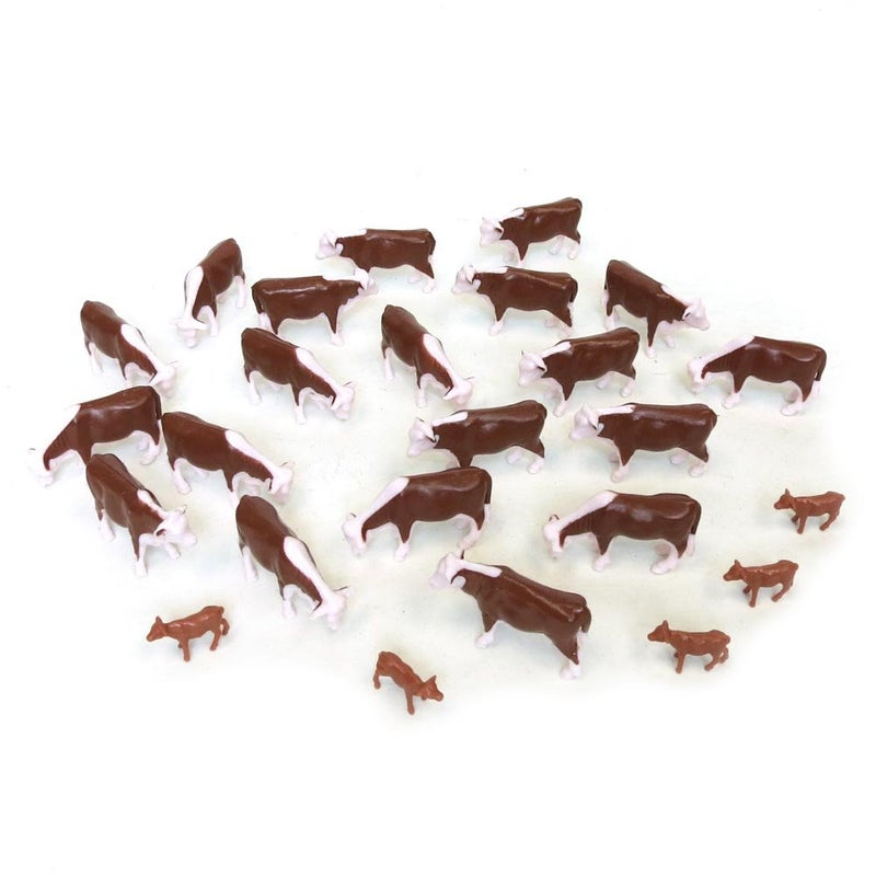 ERTL 1/64th 25 Pack Herefords with Calves - Image 1