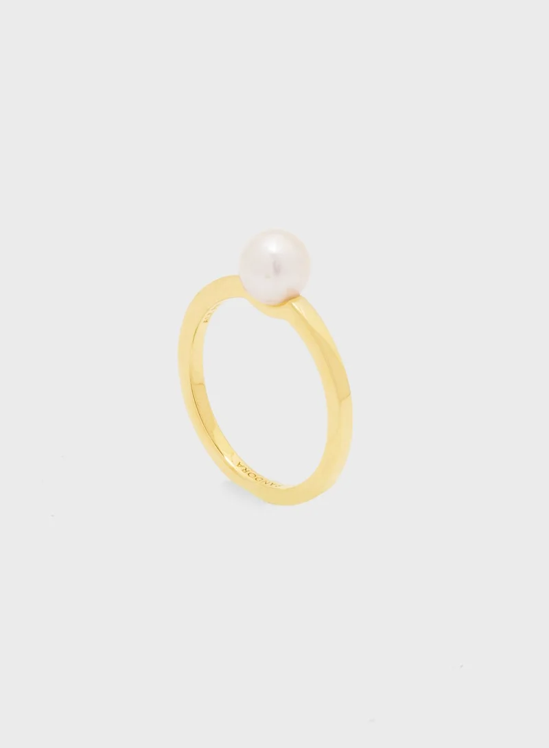 PANDORA Treated Freshwater Cultured Pearl Ring