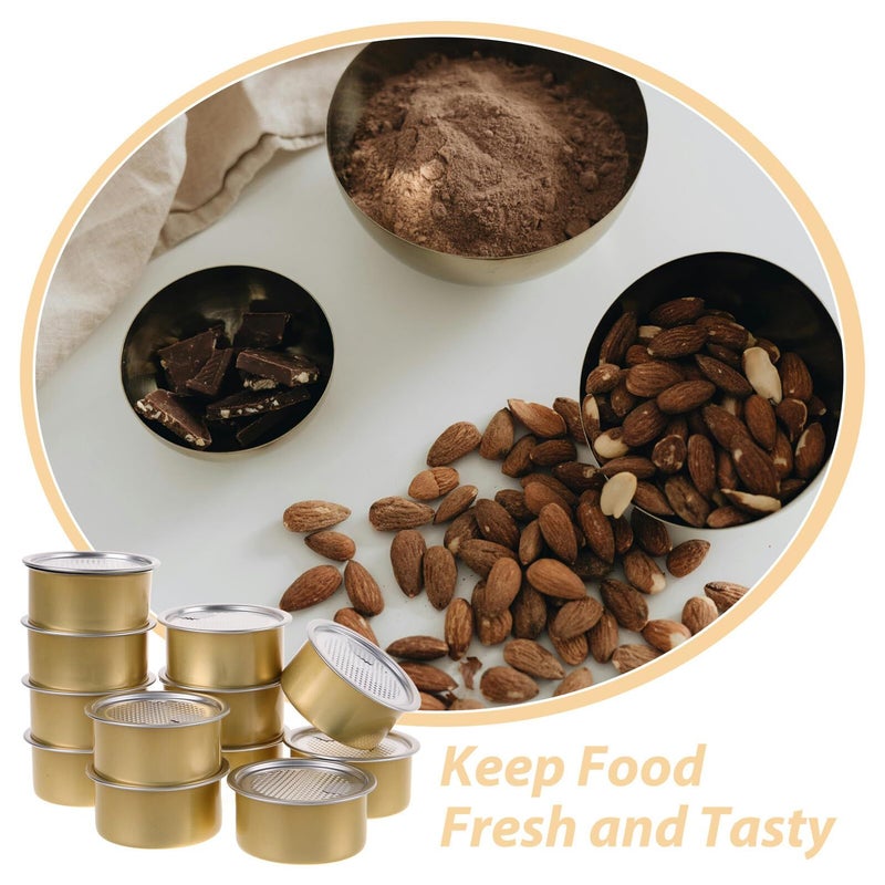 100ml Aluminum Snack Tins with Easy Tear Lids for Pet Food Storage Cookie Containers - Image 4
