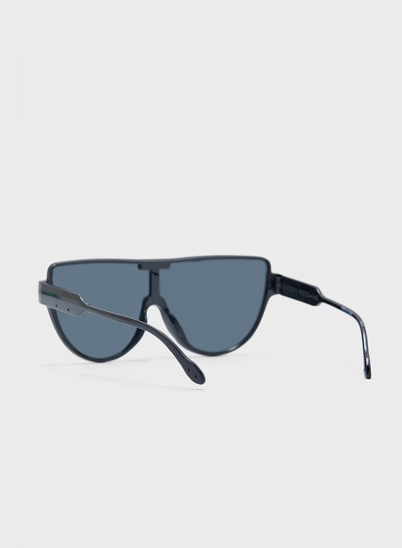 ELLA Statement Shield Sunglasses  - Image 2