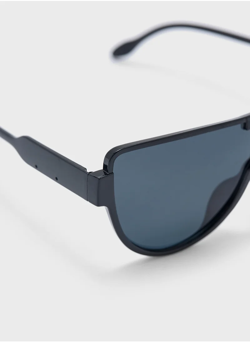 ELLA Statement Shield Sunglasses