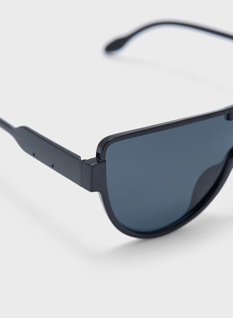 ELLA Statement Shield Sunglasses  - Image 3