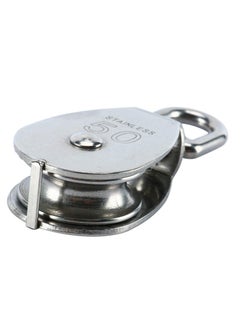 Generic 4 Pack M50 Single Pulley Roller - Heavy Duty 304 Stainless Steel Swivel Block with 880Ibs Load Capacity for a Variety Of Applications  - Image 2