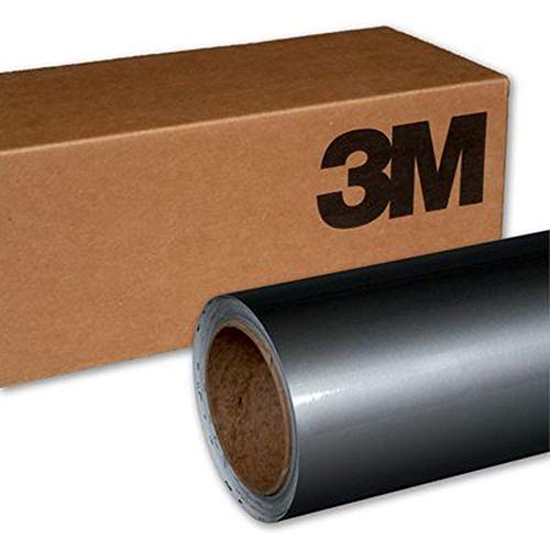 3M 1080 G251 GLOSS STERLING SILVER 5ft x 2ft (10 Sq/ft) Car Wrap Vinyl Film - Image 3