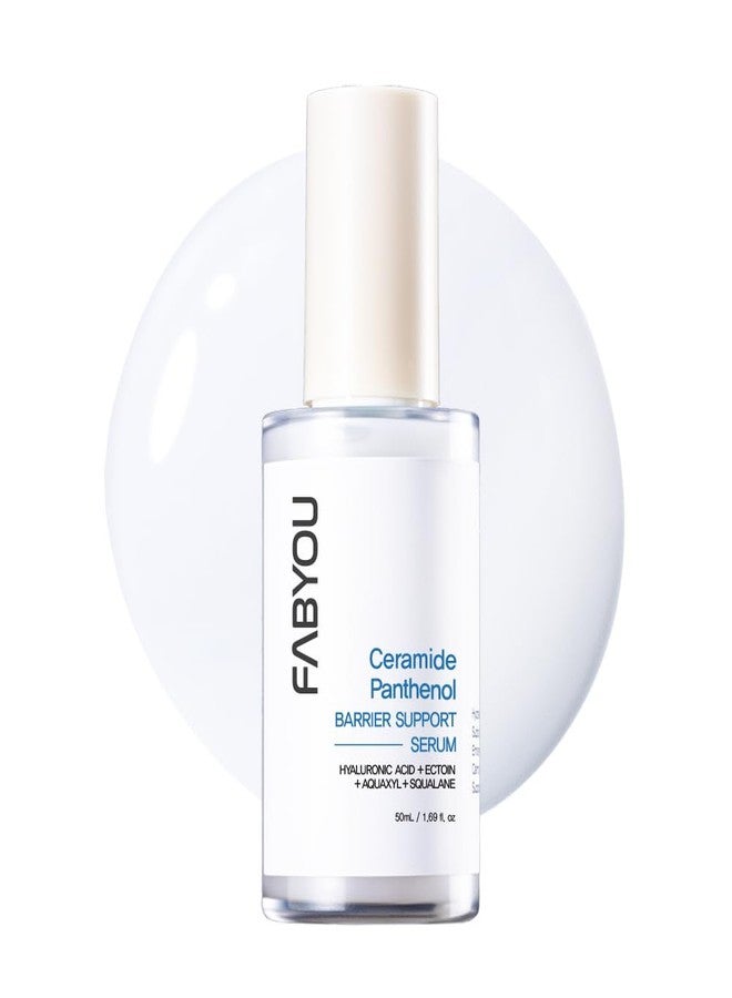 Fabyou Ceramide Panthenol Barrier Support Serum 1.69 fl oz - Deep Hydration & Soothing for Dry & Sensitive Skin, Barrier Repair with 8 Types of Hyaluronic Acid, Korean Skincare - Image 1