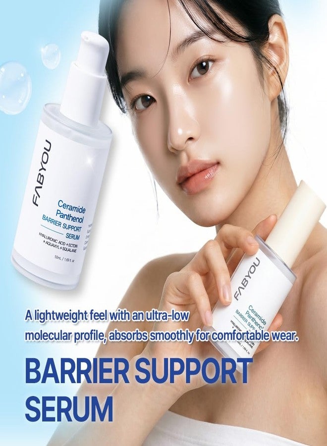 Fabyou Ceramide Panthenol Barrier Support Serum 1.69 fl oz - Deep Hydration & Soothing for Dry & Sensitive Skin, Barrier Repair with 8 Types of Hyaluronic Acid, Korean Skincare - Image 2