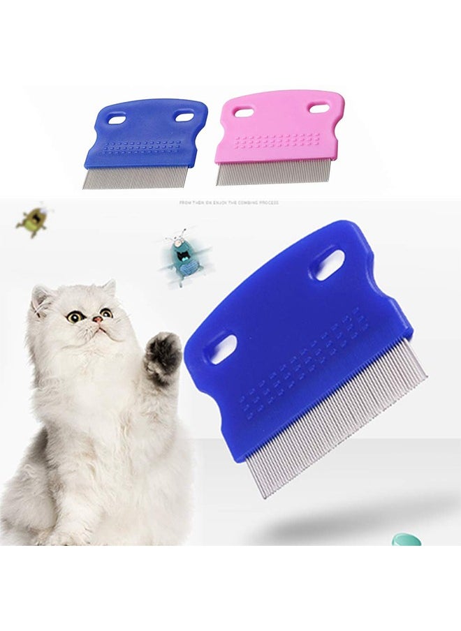 HY Soft Protection Salon Grooming Flea Comb, Medium, 3 Pcs Pet Lice Flea, Flea Comb Tear Stain Combs for Pet Grooming and Removal  - Image 5