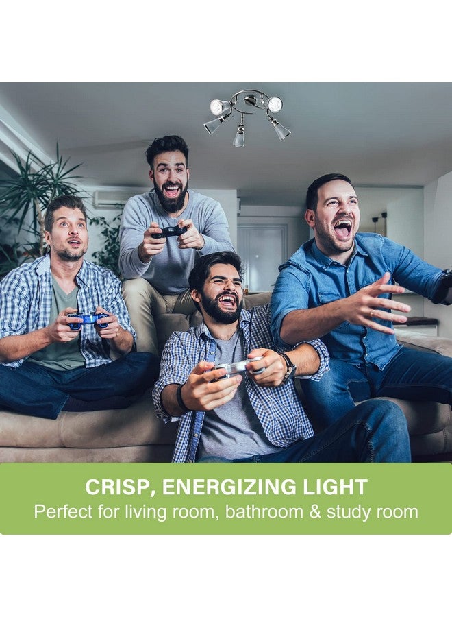 Sigalux GU10 LED Light Bulbs, Dimmable 5000K Daylight White Natural Light, 4.5W 450LM, MR16 LED Bulb Equivalent 50W Halogen Replacement, 35 Degree Spot for Track Light Bulb, Pack of 8 - Image 4