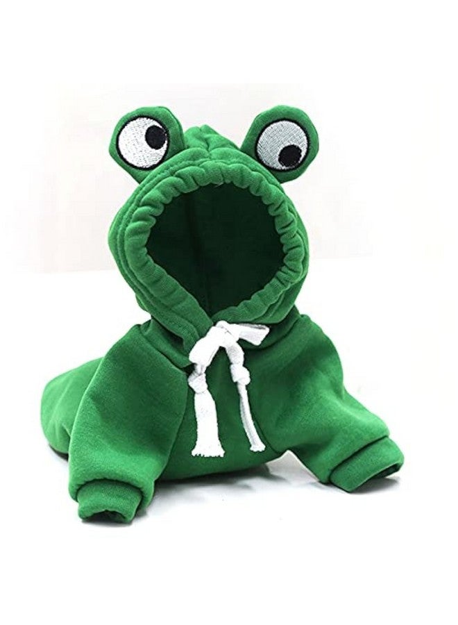 Maruomiki Warm Dog Winter Clothes Cute Fruit Dog Coat Hoodies Fleece Pet Dogs Costume Jacket for French Bulldog Chihuahua Ropa para Perro(Green,XS) - Image 2