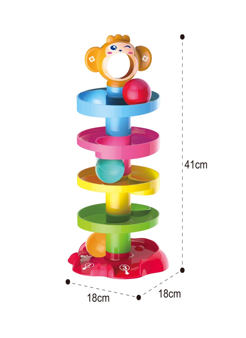 HUANGER Roll Ball Multicolored Durable And Sturdy For Long Term Use Kids Toy （Children's puzzle toys from 3 months to 12 months old）  - Image 2