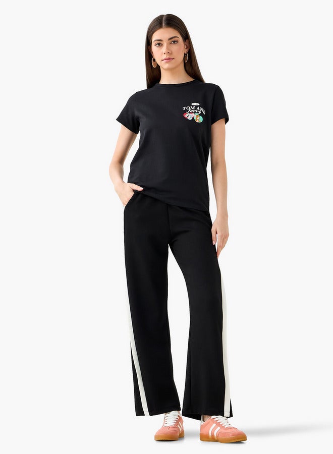 SP Characters T-shirt with Tom and Jerry Print Cotton - Image 2