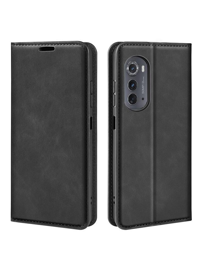 S-TOP Case For Motorola Moto Edge 2022 Retro-skin Magnetic Suction Leather Phone Case - Image 1