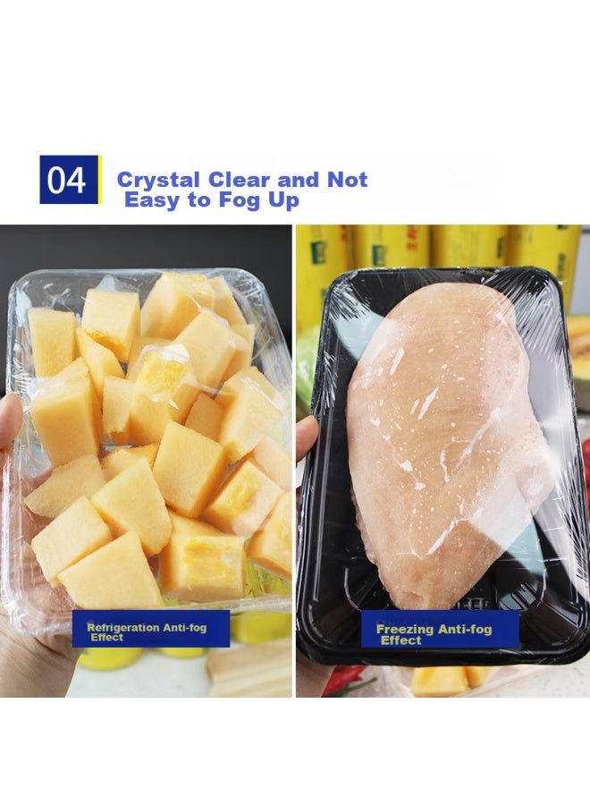 Yessel Yizhixuan Cling Film, Disposable Pvc, 50cm X 300m, Commercial Use, For Fresh Produce, Supermarket, Extra Large Roll, For Catering And Kitchen, Wrapping Film - Image 1