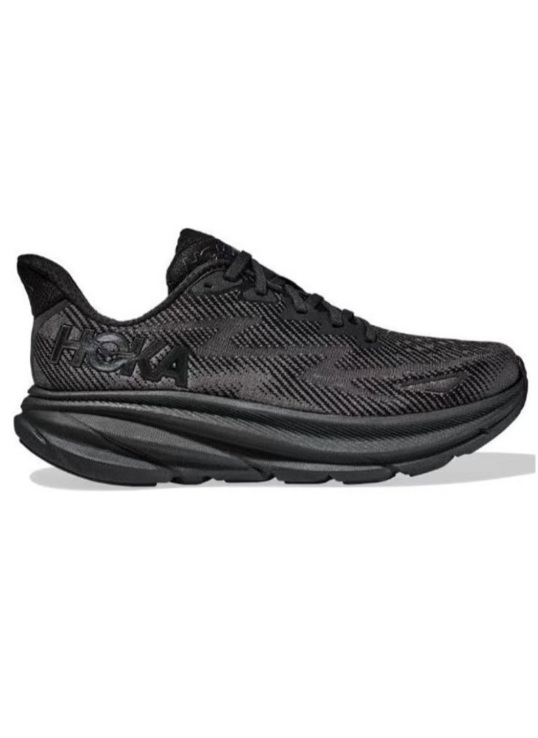 Hoka One One Clifton 9 Outdoor Running Sneakers Black  - Image 2