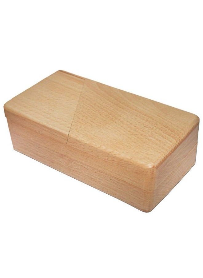DC-BEAUTIFUL Impossible Puzzle Box 3D Brain Teaser Toy, Original Color Surprise Wooden Magic Box Gift Secret Box For Party Favor Birthday  - Image 2