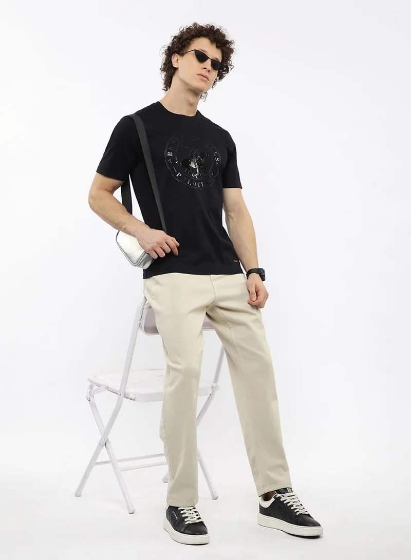 BEVERLY HILLS POLO CLUB  Graphic Crew Neck T-Shirt for Men | Best Price UAE