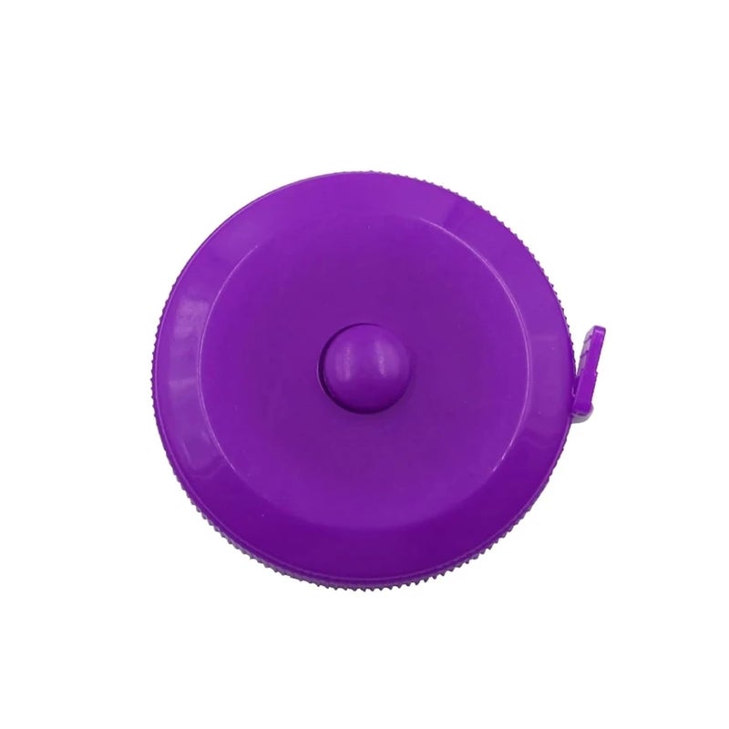 Purple 60 Inch Double Sided Tape Measure Automatic Telescopic Tool 1 5m - Image 2