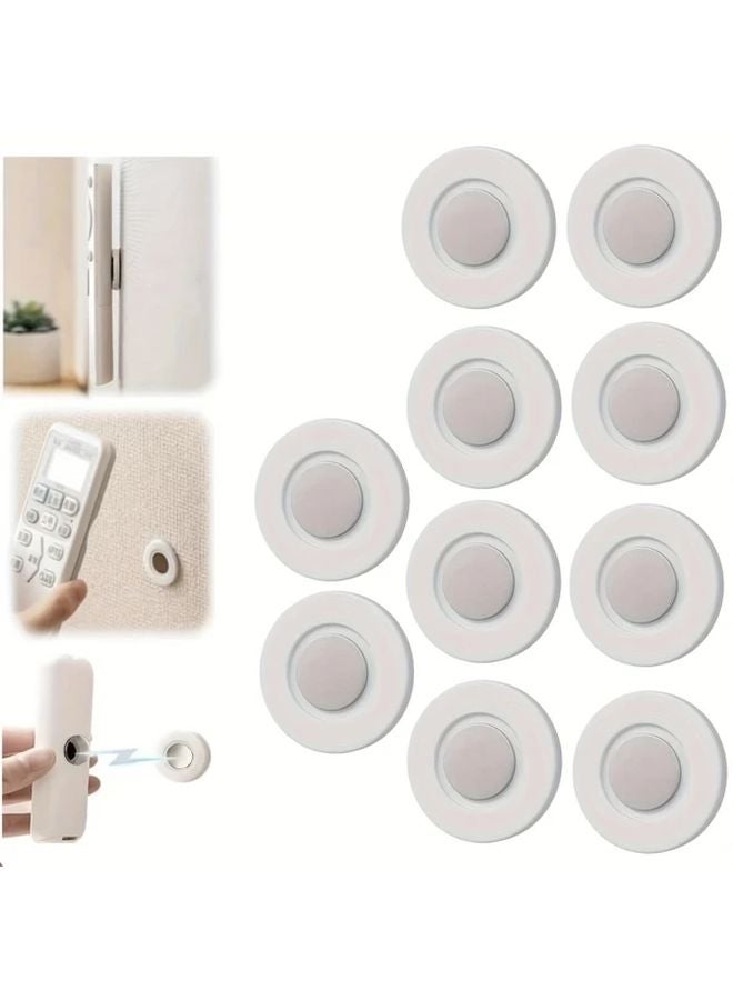 A 10 Suit Magnetic Remote Control Holder No Drilling Traceless Wall Mounted Storage - Image 1