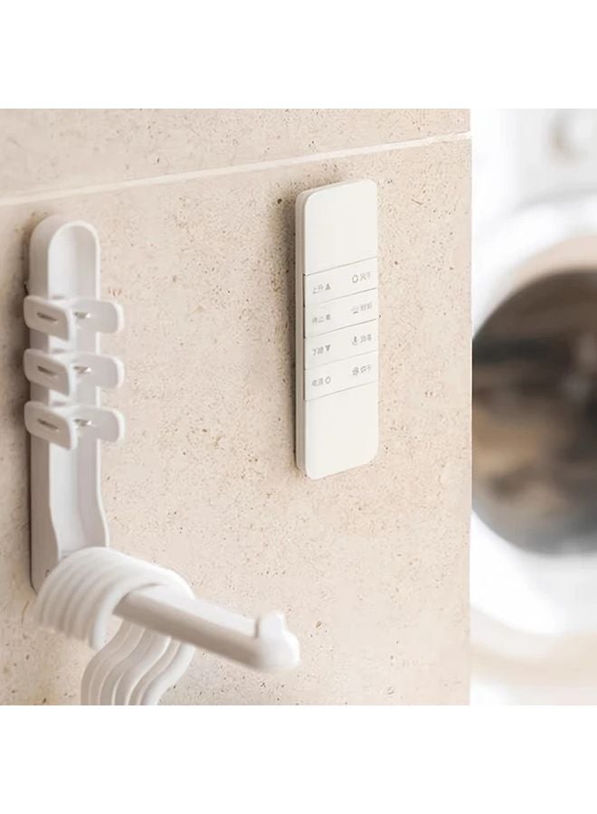 A 10 Suit Magnetic Remote Control Holder No Drilling Traceless Wall Mounted Storage - Image 4