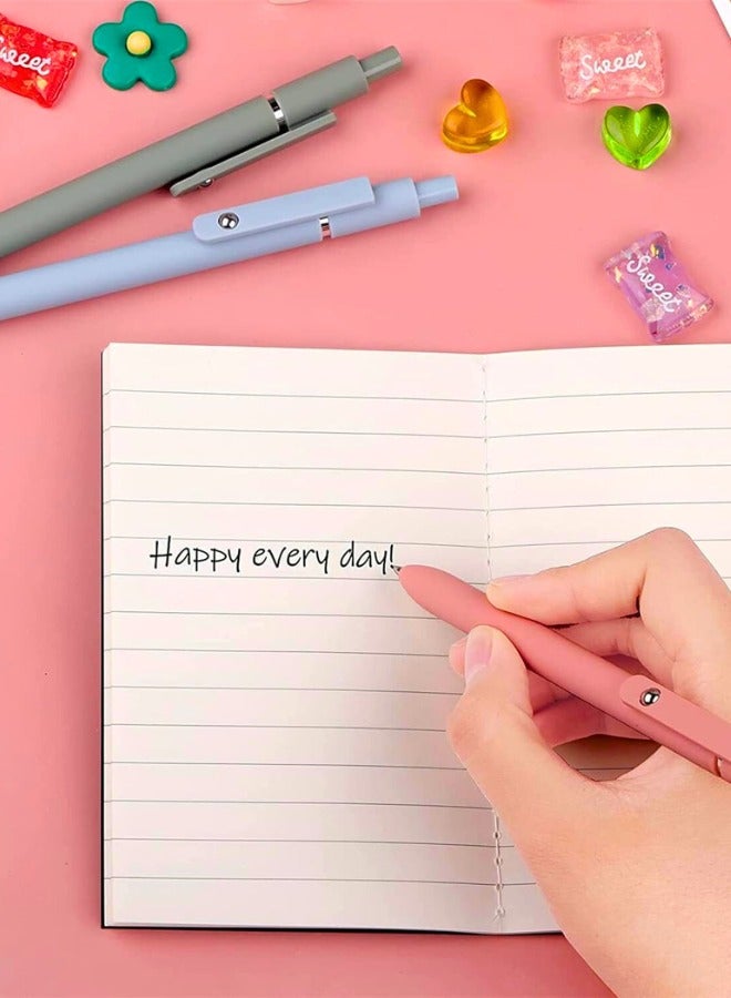 Chase Up Gel Pen, 5pcs Quick Dry Ink Pens Retractable Ink Pens 0.5mm Ballpoint Pen Fine Point Gel Pen Writing Pens for School Office Home, 5 Colors - Image 3