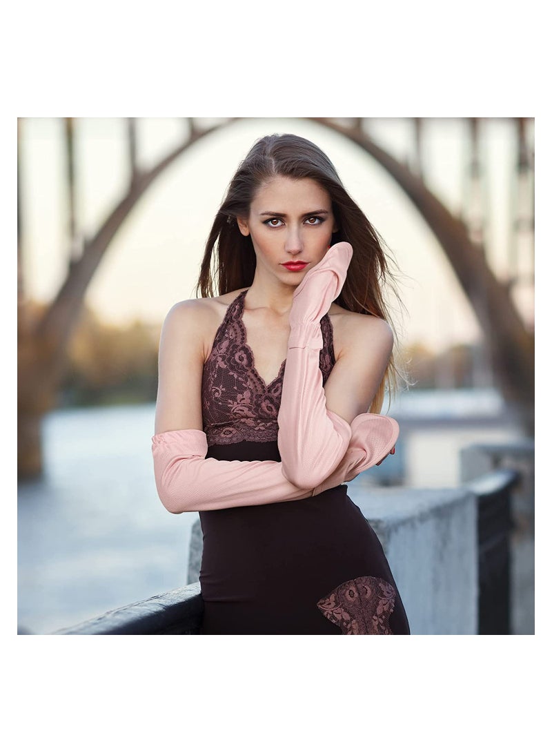 SOLARAE 2 Pairs Arm Sun Sleeves UV Protection Cooling Driving Fingerless Adjustable Sleeve with Gloves Cover for Women Loose Fit UPF 50+ Skin Protective - Image 5