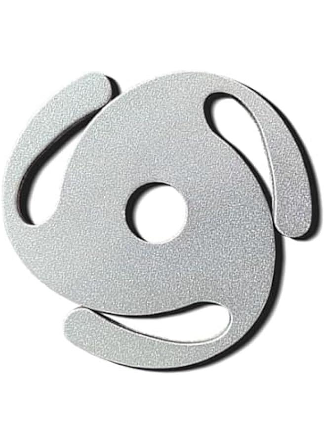 Solid Aluminum 45 RPM Record Adapter for 7 Recorder Ensures Stability and Sound Enhancement Record Adapter - Image 1