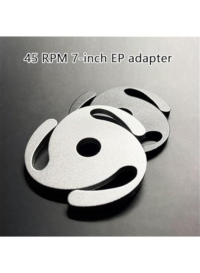 Solid Aluminum 45 RPM Record Adapter for 7 Recorder Ensures Stability and Sound Enhancement Record Adapter - Image 3