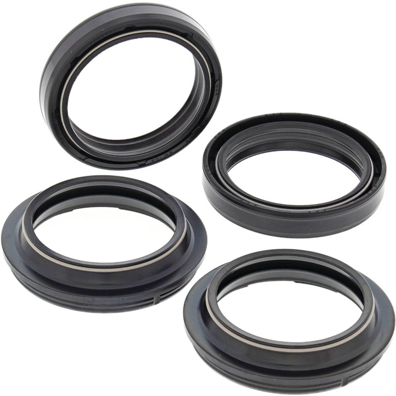 All Balls Racing 56137 Fork Dust Seal Kit Compatible withReplacement for Honda Kawasaki Suzuki Yamaha