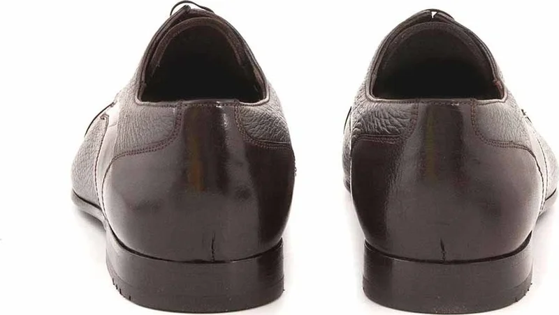 كيمال تانجا Gold Leather Men's Classic Shoes 12184-2
